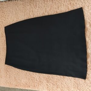Betu Black Zipper Midi Formal Skirt‎ 10